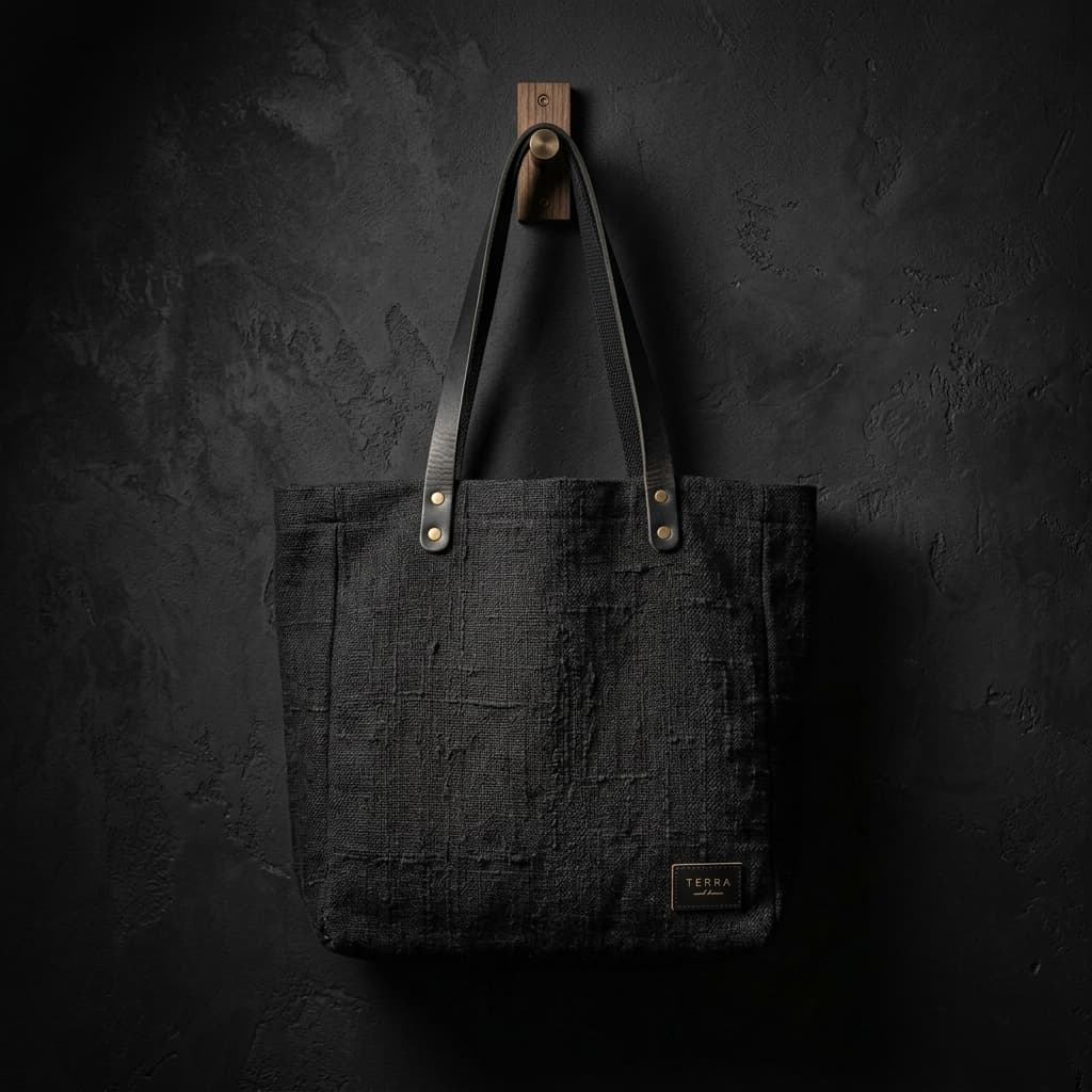 Handloom cotton tote